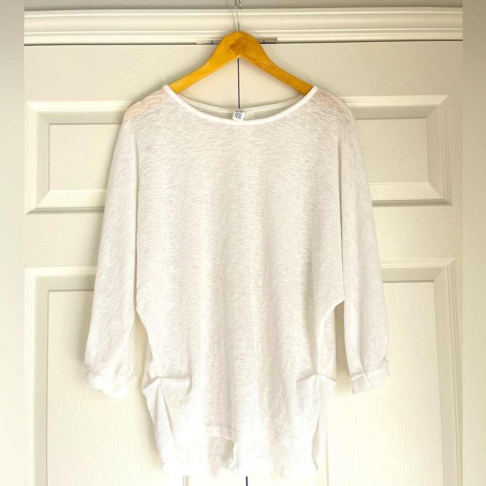 White Long Sleeve Shirt - Korea